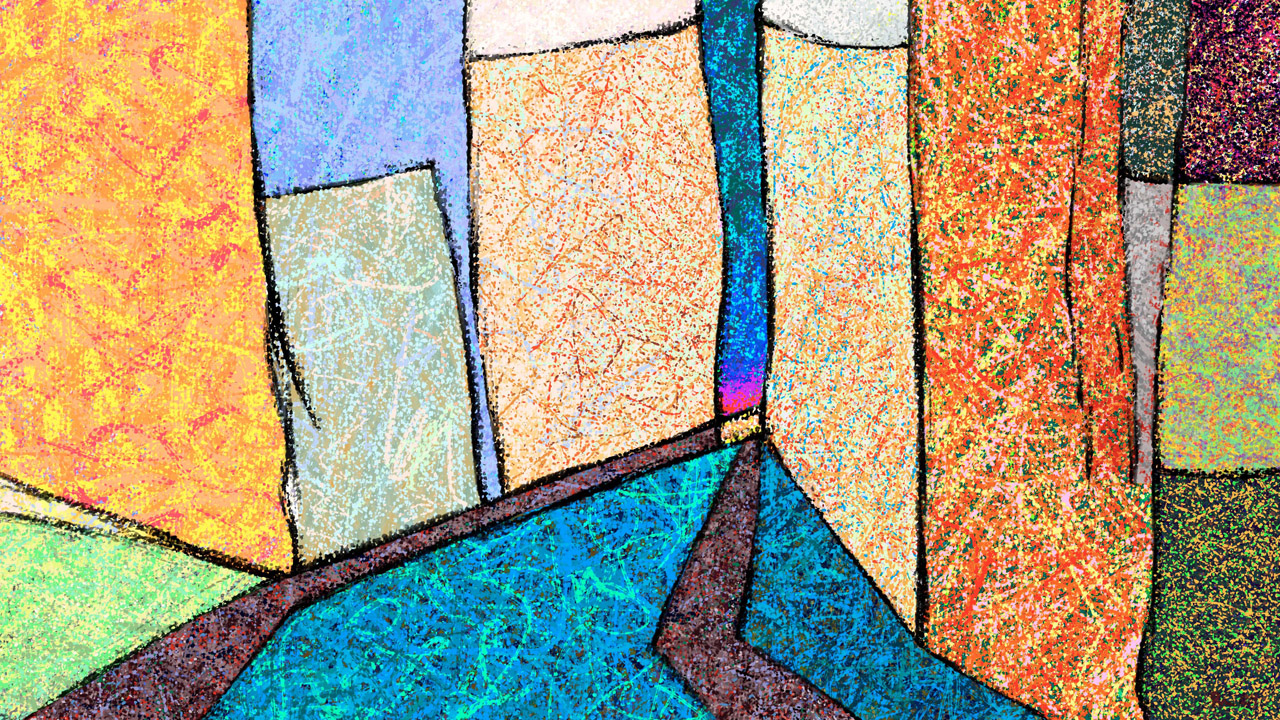 In the Land of Indecisions - russNFT digital artwork